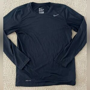 Nike Black Long Sleeve Dri-FIT Tee